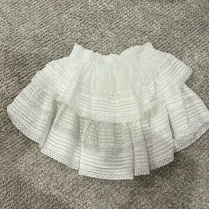 Aerie ruffle mini skirt